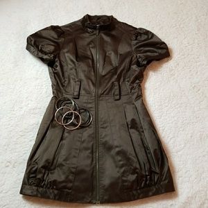 BEBE Jacket Dress in HAVANA BROWN M